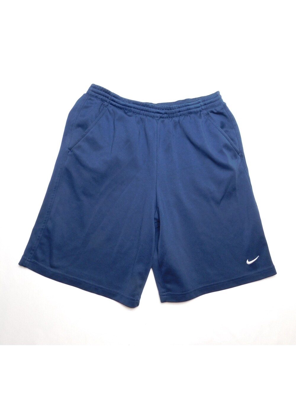 Nike Dri-FIT Boys Shorts Size Small 8 Navy Blue Mesh Athletic Basketball Gym Tra